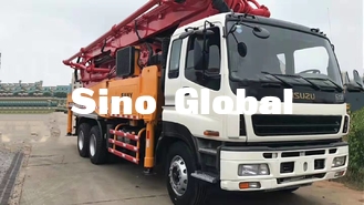 Camión Sany los 46m de las bombas concretas de la mano del rojo segundo con Isuzu Chassis