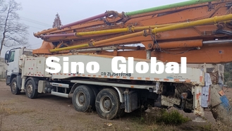 Camión de Zoomlion los 63M Used Concrete Pump con el chasis de Scania con el modelo 2013