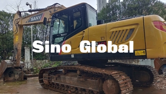 Sany SY215 ACE utilizó el modelo del motor de With Isuzu AM-4HK1X del excavador de la correa eslabonada