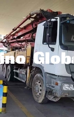Camión de la marca los 37M Used Concrete Pump de Sany con la sección de 5 auges