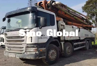 Zoomlion utilizó el camión concreto de la bomba del auge 56 metros con el modelo de Scania