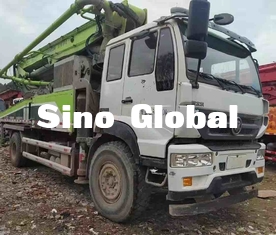 Altura de alimentación concreta usada del camión los 37M With Sinotruk Chassis 1370m m de la bomba de Zoomlion