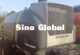 Bomba concreta usada verde negra Zoomlion HBT80 174kw del remolque