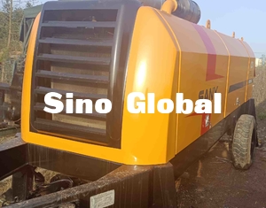 El remolque usado amarillo de Sany montó la bomba concreta 180KW HBT8018C