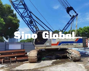 Modelo usado marca 61 Ton Weight de la tonelada QUY70 de la grúa de correa eslabonada de Zoomlion 70