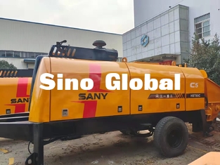 HBT6013 Sany utilizó el remolque montó el tipo de la válvula de la bomba concreta 90KW S