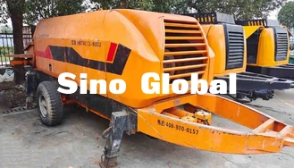 Bomba concreta 174KW Zoomlion HBT60.13.90SU del remolque de la segunda mano