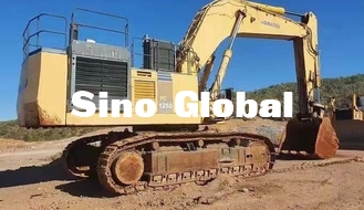 Movimiento usado poder del modelo 170m m de Komatsu 1250 del excavador de la correa eslabonada 514KW