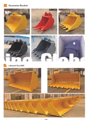 Toda la marca global de Cucharones y accesorios del excavador de la marca chino