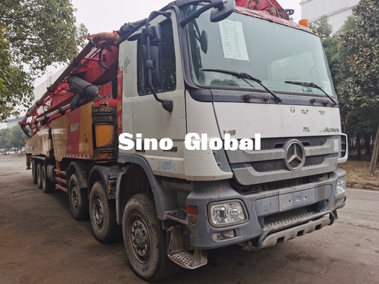 euro usado rojo IV los 72m del camión de la bomba concreta 12Mpa alcance vertical de 7 secciones