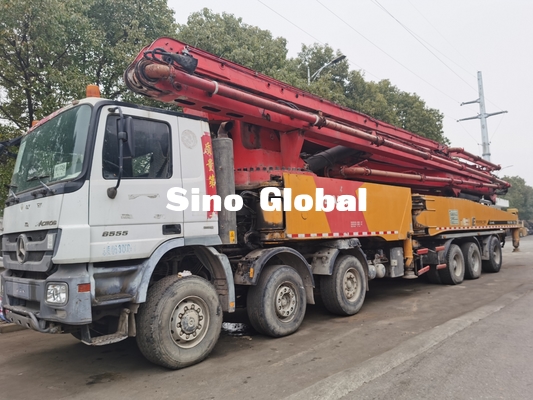 euro usado rojo IV los 72m del camión de la bomba concreta 12Mpa alcance vertical de 7 secciones