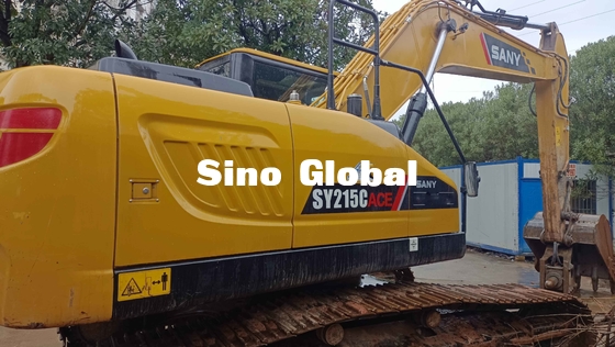 Sany SY215 ACE utilizó el modelo del motor de With Isuzu AM-4HK1X del excavador de la correa eslabonada
