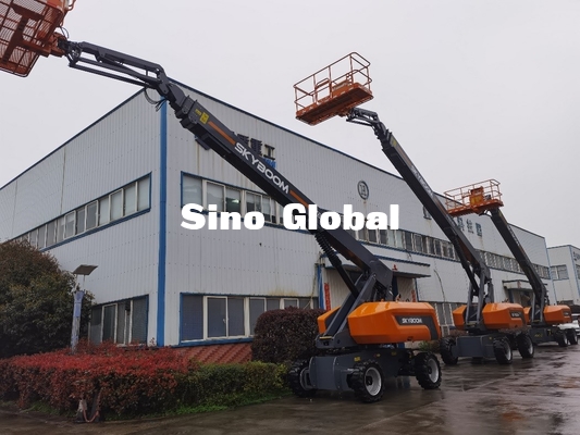Modelo telescópico diesel de la altura de funcionamiento de la elevación los 29.8m del auge SKYBOOM GTBZ-28J