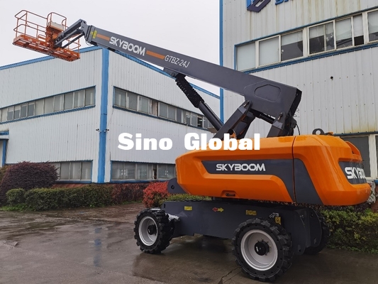 Modelo telescópico diesel de la altura de funcionamiento de la elevación los 29.8m del auge SKYBOOM GTBZ-28J