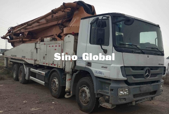 Zoomlion utilizó el camión los 52m Euro3 de la bomba concreta con Mercedes Benz Chassis