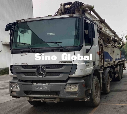 Zoomlion usado modela el camión de la bomba concreta de 2013 56m con Mercedes Benz Chassis