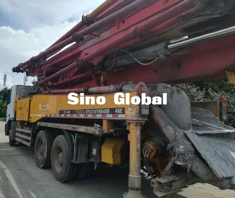 12Mpa utilizó los camiones Euro4 los 46m de la bomba concreta alcance vertical de 4 secciones