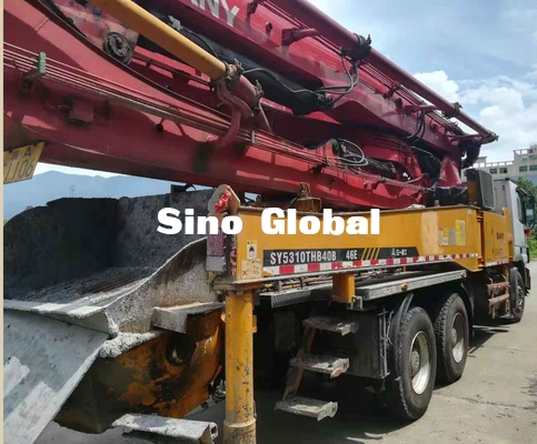 12Mpa utilizó los camiones Euro4 los 46m de la bomba concreta alcance vertical de 4 secciones