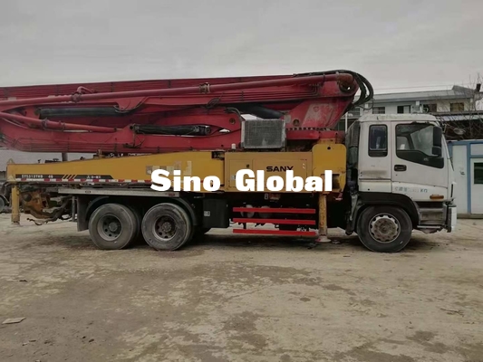 Camión usado de la bomba concreta de Sany 46 metros con 24,8 toneladas de capacidad