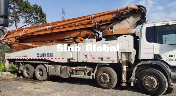 Zoomlion utilizó el camión concreto de la bomba del auge 56 metros con el modelo de Scania