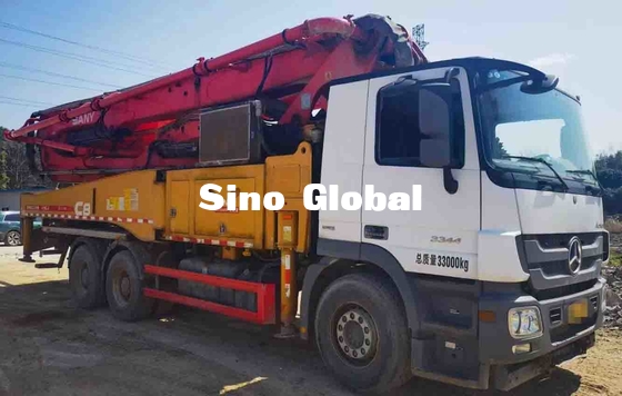 Camión usado 5 auges los 47m de la bomba concreta con Mercedes Benz Chassis
