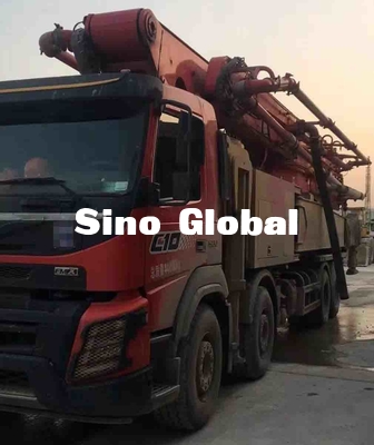 Sany los 56m utilizó el camión de la bomba concreta con el chasis de Volvo que el ³ /H de 172 M hizo salir