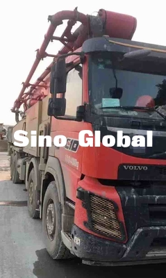 Sany los 56m utilizó el camión de la bomba concreta con el chasis de Volvo que el ³ /H de 172 M hizo salir