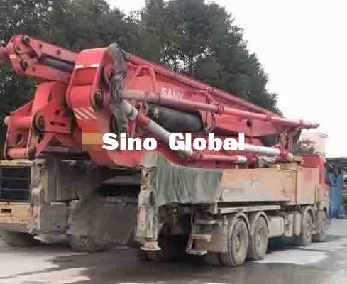 Sany los 56m utilizó el camión de la bomba concreta con el chasis de Volvo que el ³ /H de 172 M hizo salir