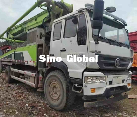 Altura de alimentación concreta usada del camión los 37M With Sinotruk Chassis 1370m m de la bomba de Zoomlion