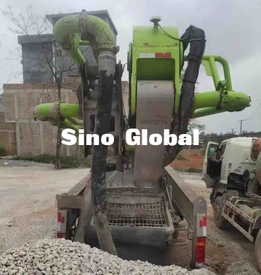 El poder 287KW utilizó el chasis del camión los 49M Vertical Reach With FAW de la bomba concreta