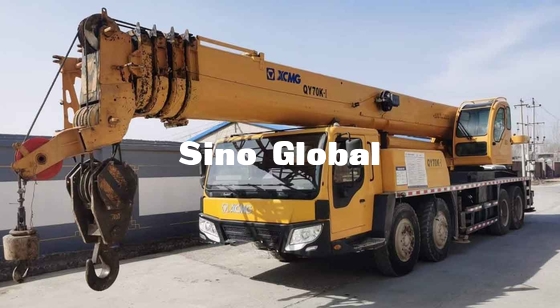 la segunda mano XCMG acarrea la altura de elevación QY70K-I de Ton Capacity los 60m de la grúa 70
