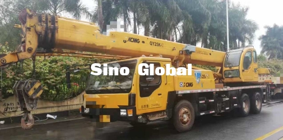 grúa 25 Ton Capacity de la segunda mano XCMG 3000m m Radus de trabajo