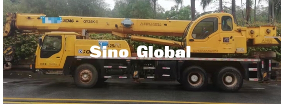 grúa 25 Ton Capacity de la segunda mano XCMG 3000m m Radus de trabajo