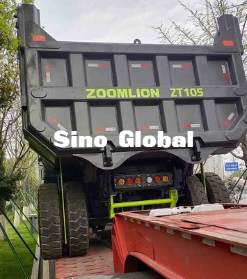 Camión volquete resistente Zoomlion ZT105 de la segunda mano para la explotación minera