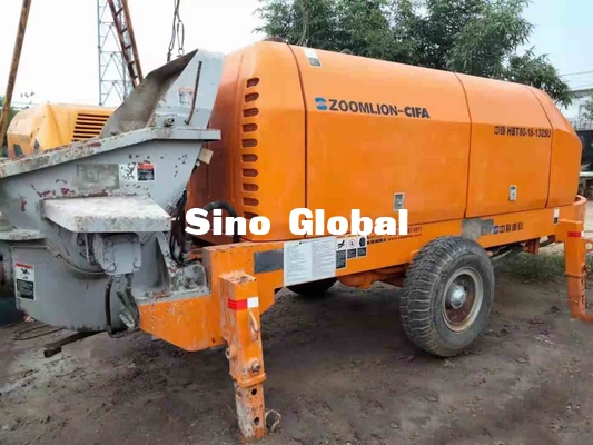 El remolque concreto usado eléctrico bombea capacidad de la tolva de Zoomlion 600L