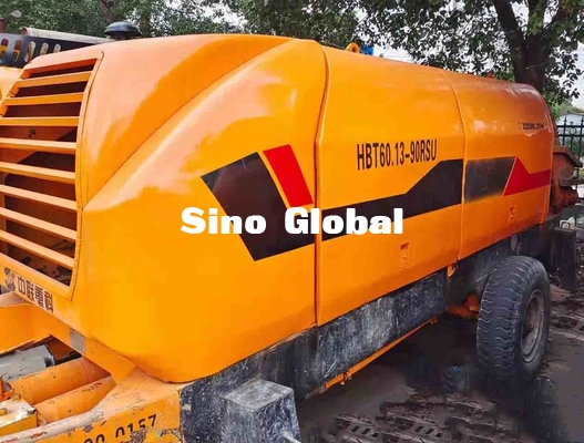 Bomba concreta 174KW Zoomlion HBT60.13.90SU del remolque de la segunda mano