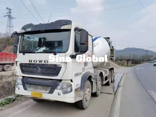 tipo diesel poder del 2do de la mano de Howo camión del mezclador concreto del ³ 371HP de los 10M