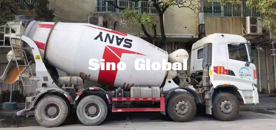 camión usado ³ Sany SY310C-8W del mezclador concreto 10M para el sector de la construcción