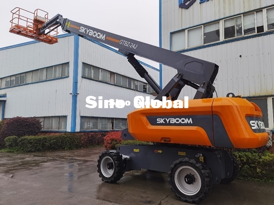 Altura de funcionamiento telescópica diesel de la elevación los 29.8m del auge de SKYBOOM GTBZ-28J